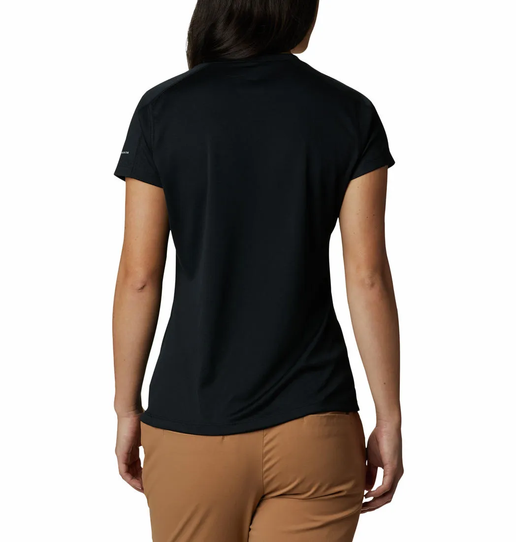 Columbia Women Black Omni-Freeze Zero Rules Tshirt