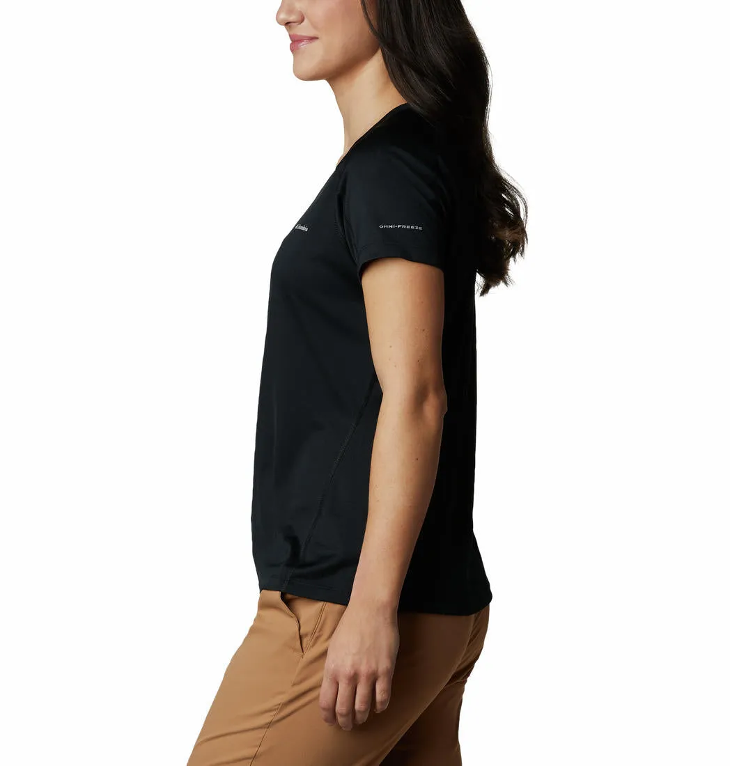 Columbia Women Black Omni-Freeze Zero Rules Tshirt