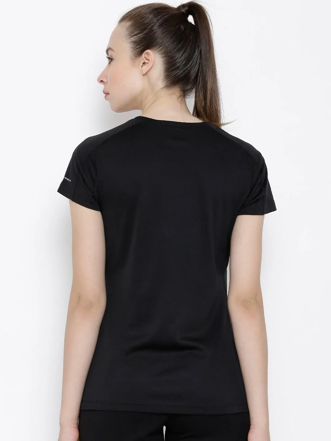 Columbia Women Black Omni-Freeze Zero Rules Tshirt