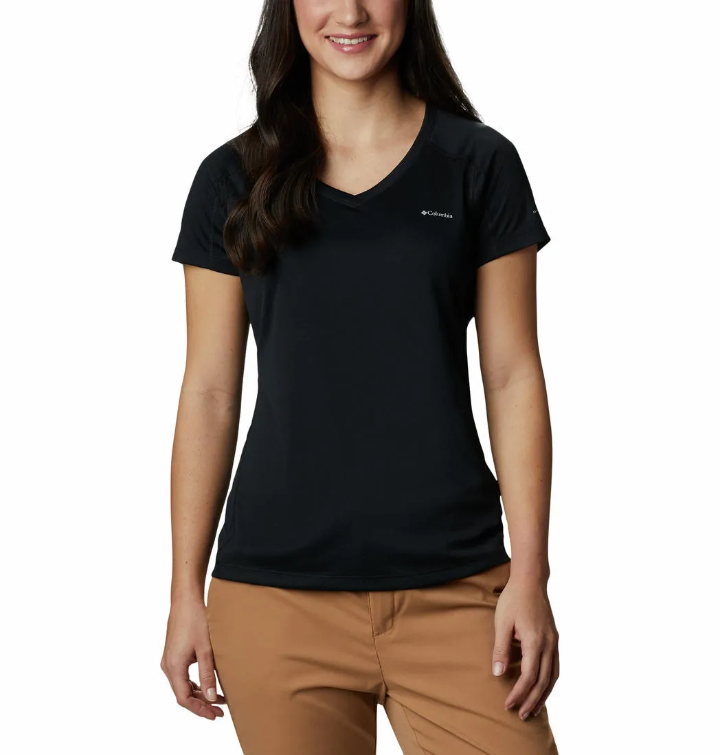 Columbia Women Black Omni-Freeze Zero Rules Tshirt