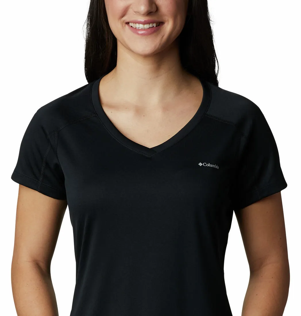 Columbia Women Black Omni-Freeze Zero Rules Tshirt