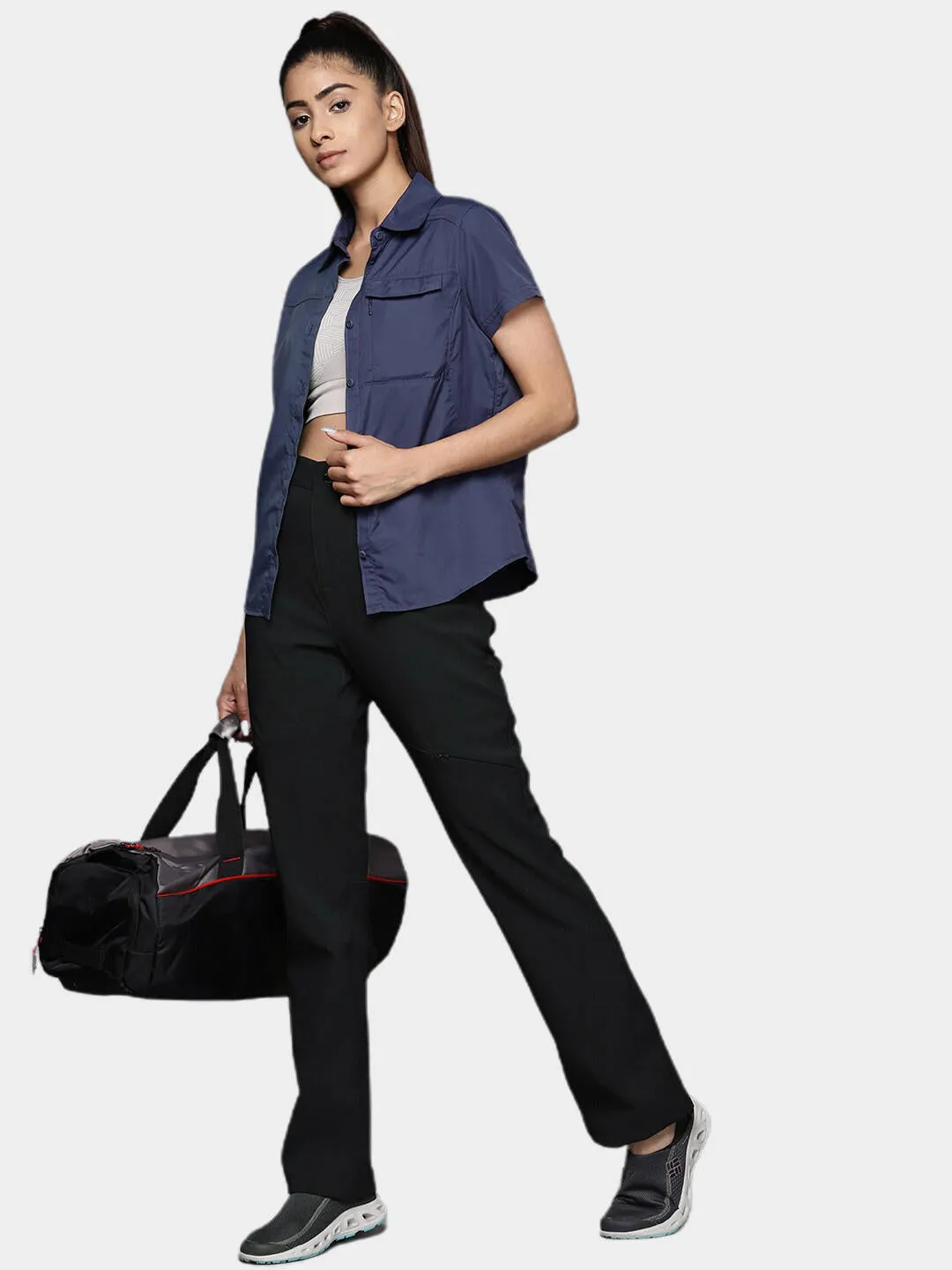 Columbia Women Black Omni-Heat Reflective Back Beauty Passo Alto II Heat Pant