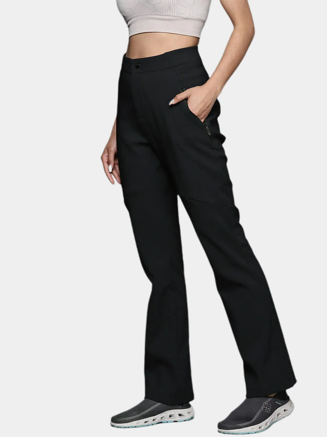 Columbia Women Black Omni-Heat Reflective Back Beauty Passo Alto II Heat Pant