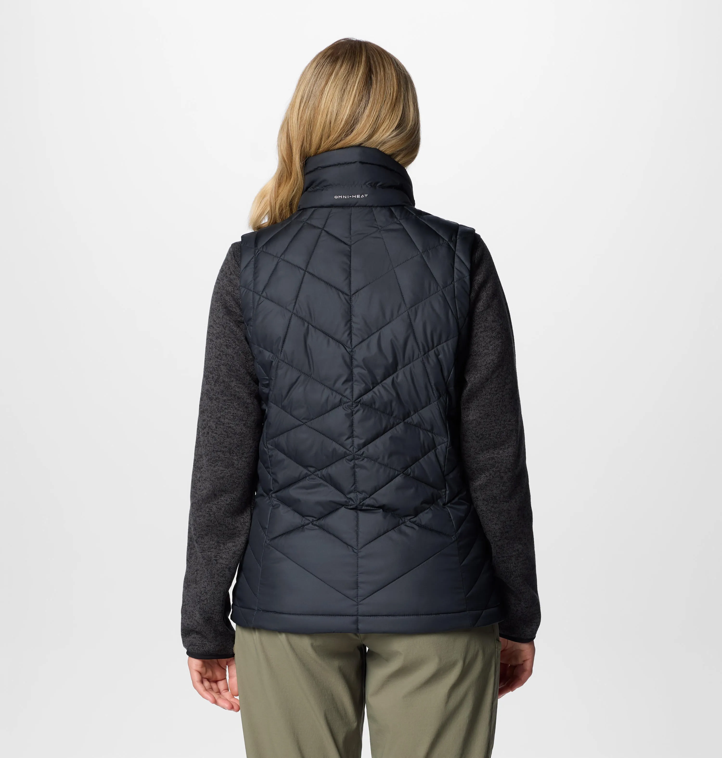 Columbia Women Black Omni-Heat Reflective Heavenly II Vest