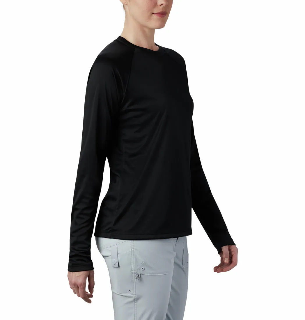 Columbia Women Black Omni-Shade Tidal II Tshirt