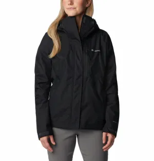 Columbia Women Black Omni-Tech Hikebound Waterproof Rain Jacket