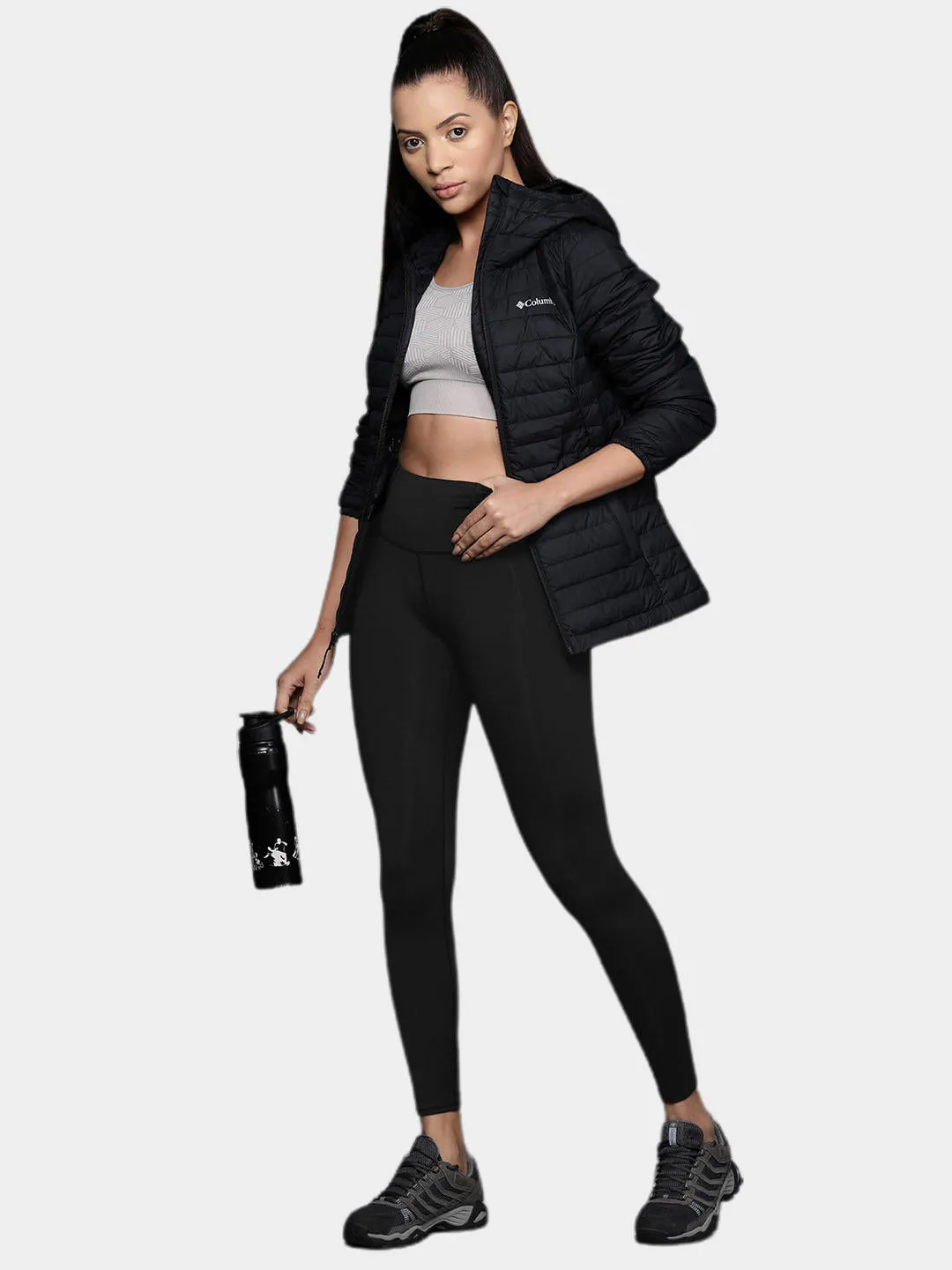 Columbia Women Black Omni-Wick Boundless Trek Legging