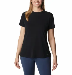 Columbia Women Black Omni-Wick W Endless Trail Running Tech Tshirt