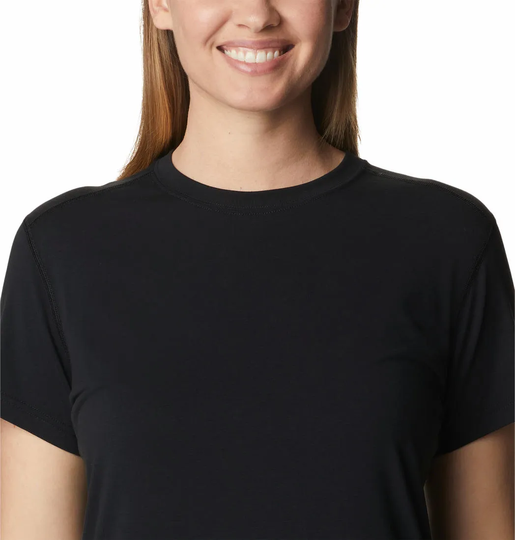Columbia Women Black Omni-Wick W Endless Trail Running Tech Tshirt