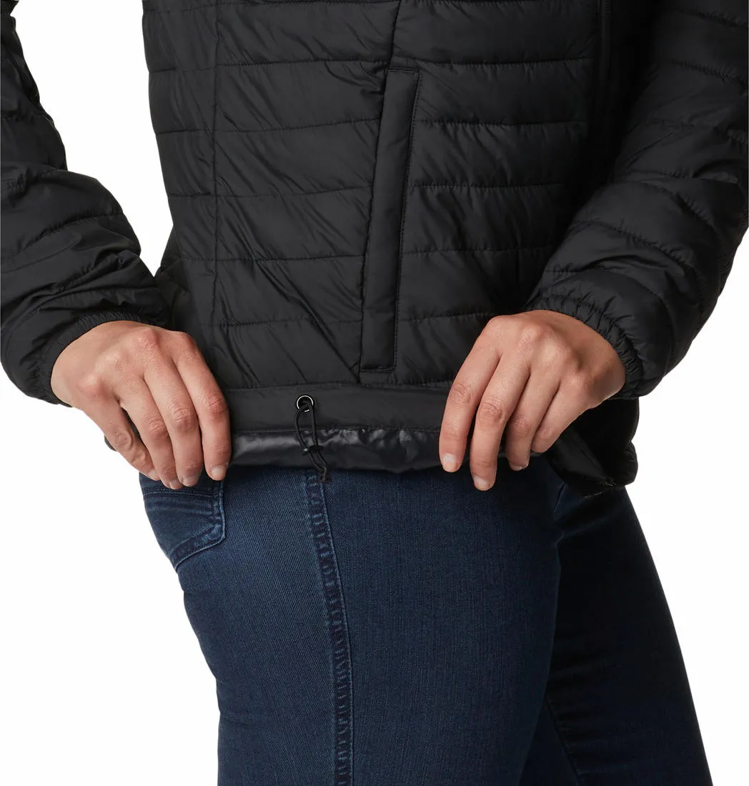 Columbia Women Black Silver Falls Hooded Jacket
