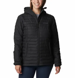 Columbia Women Black Silver Falls Hooded Jacket