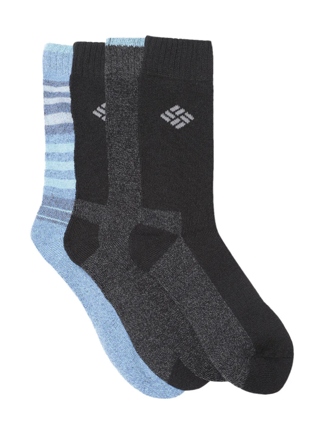 Columbia Women Black SOCKS WM 4P MOIS CTRL CRW-SMU (4 Pairs) (Non Returnable)