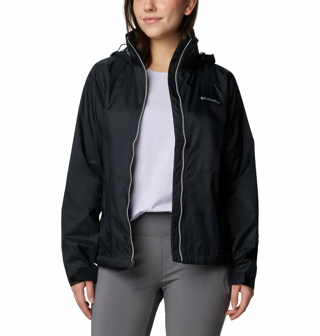 Columbia Women Black Switchback III Waterproof Rain Jacket