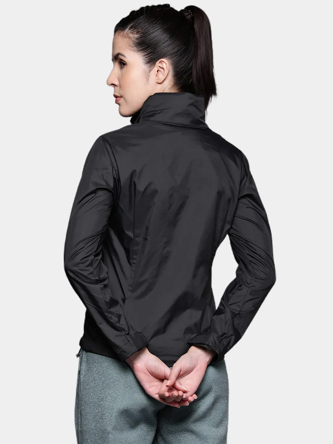 Columbia Women Black Switchback III Waterproof Rain Jacket