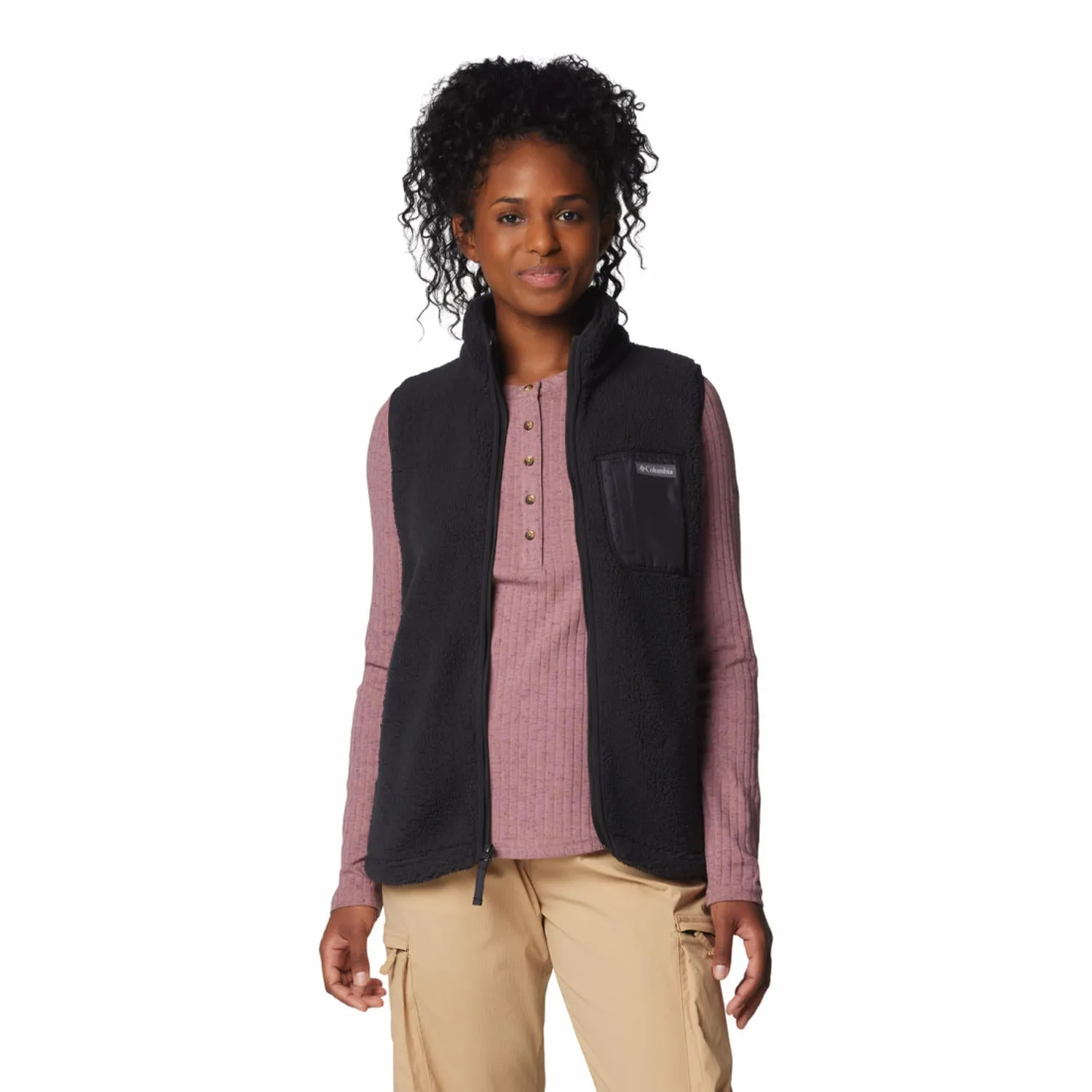 Columbia Women Black West Bend II Vest