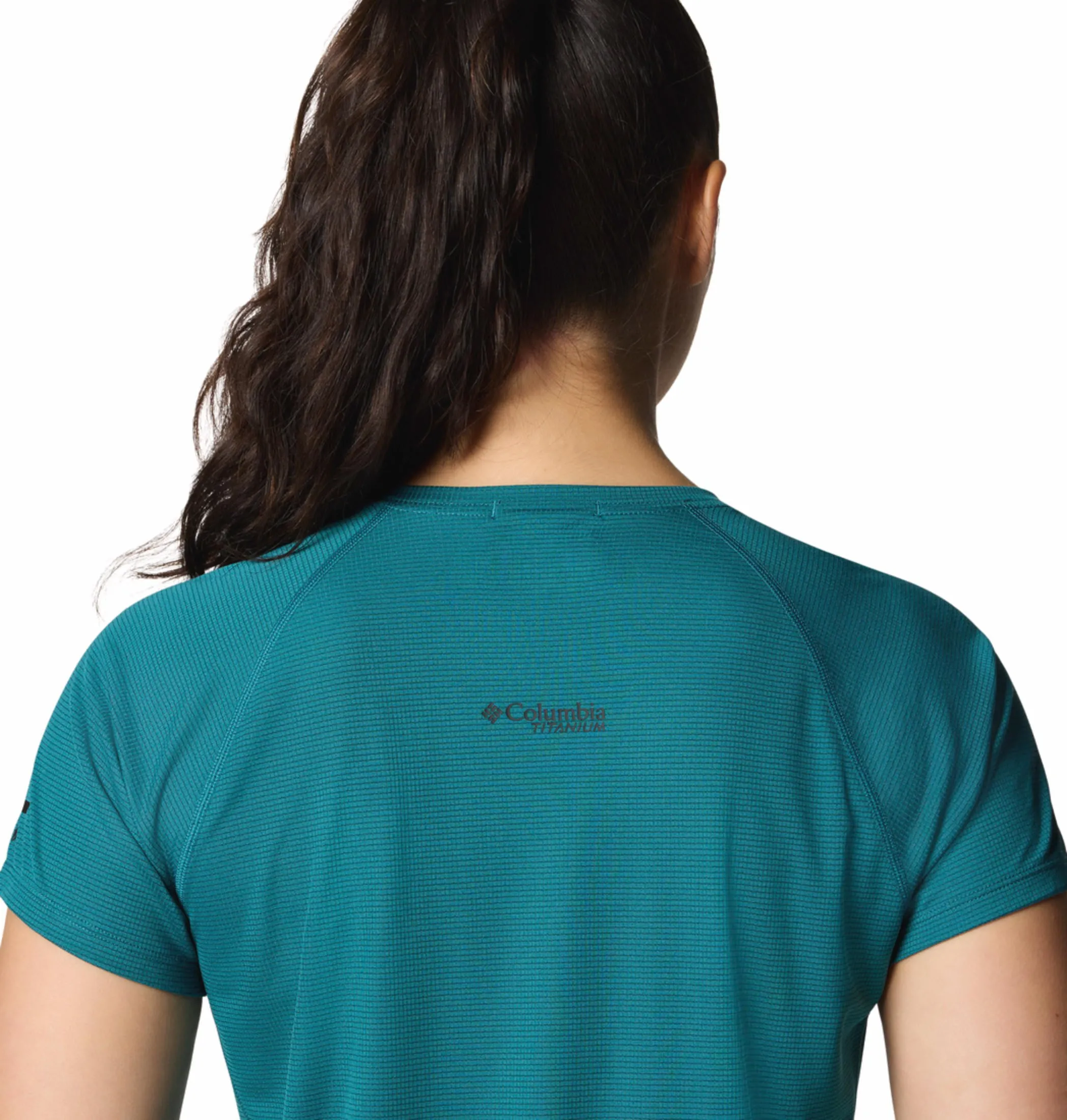 Columbia Women Blue Omni-Freeze Cirque River Pro Crew Tshirt