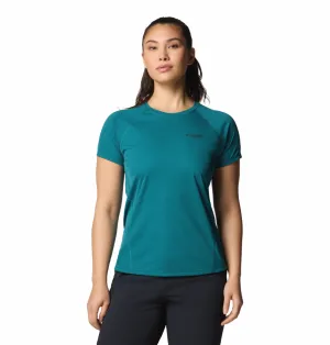 Columbia Women Blue Omni-Freeze Cirque River Pro Crew Tshirt