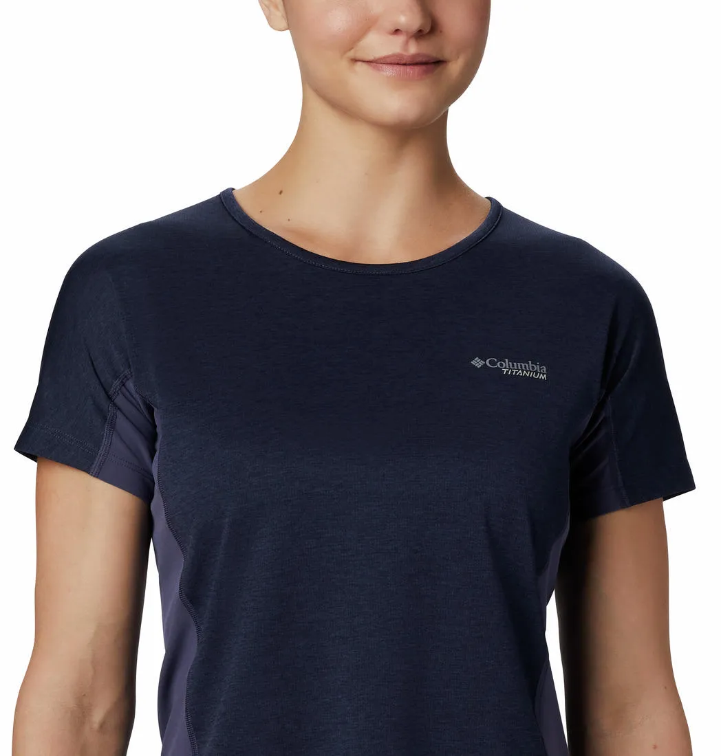 Columbia Women Blue Omni-Freeze W Irico Tshirt