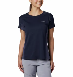 Columbia Women Blue Omni-Freeze W Irico Tshirt