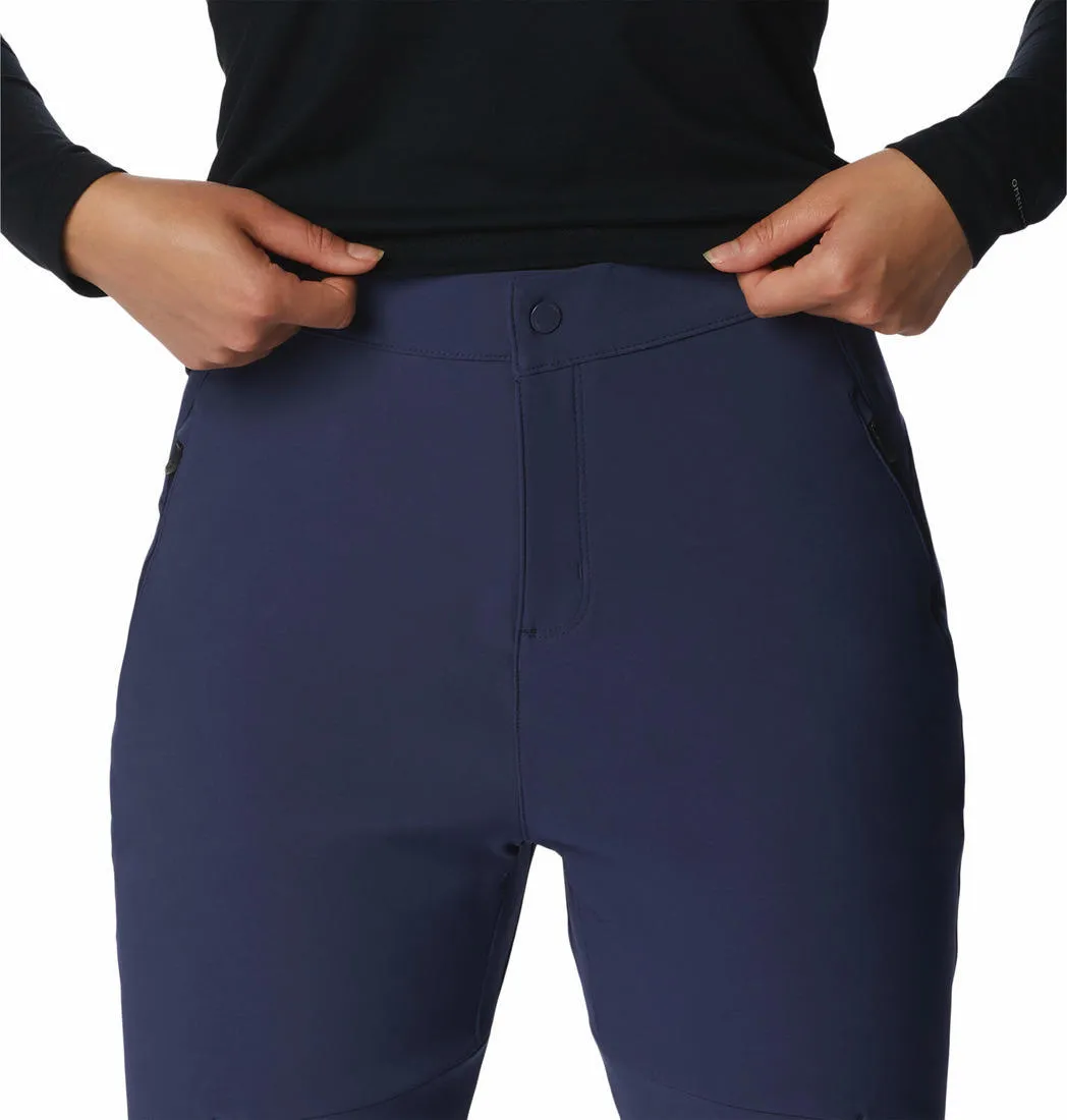 Columbia Women Blue Omni-Heat Reflective Back Beauty Passo Alto II Heat Pant