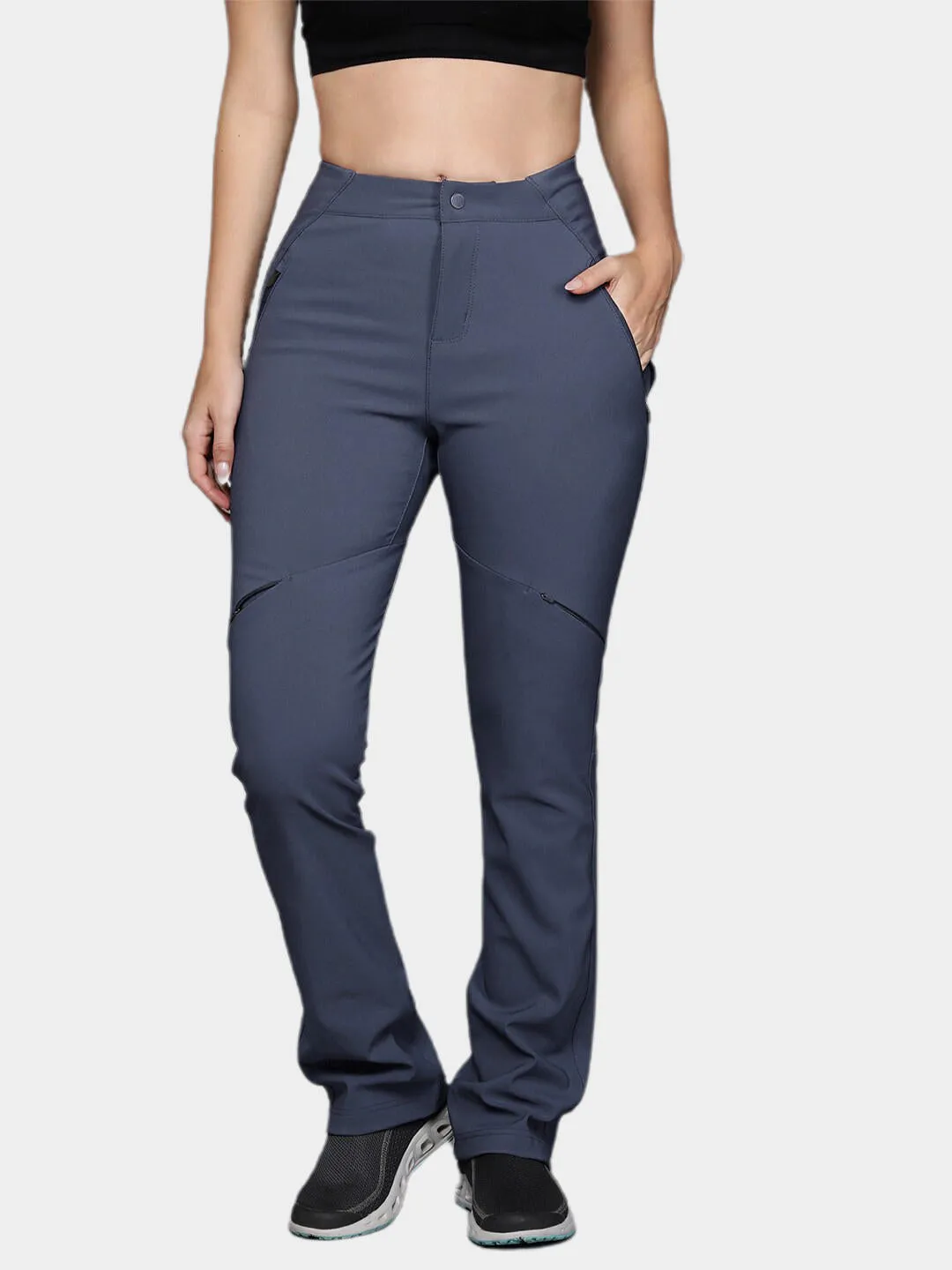 Columbia Women Blue Omni-Heat Reflective Back Beauty Passo Alto II Heat Pant