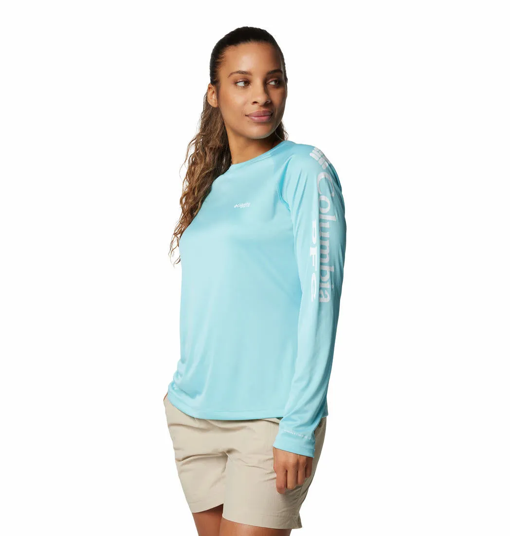 Columbia Women Blue Omni-Shade Tidal II Tshirt
