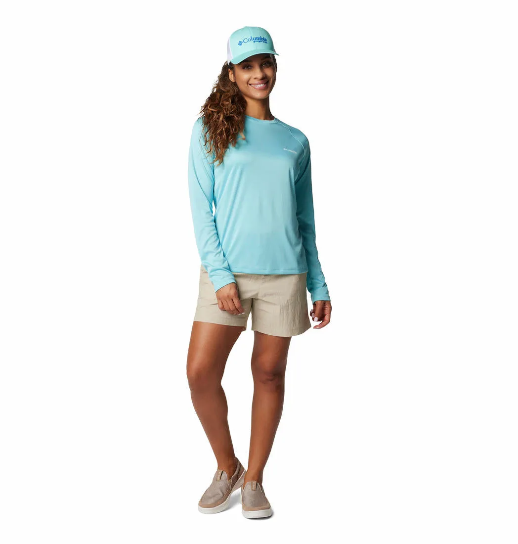 Columbia Women Blue Omni-Shade Tidal II Tshirt