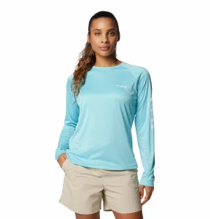 Columbia Women Blue Omni-Shade Tidal II Tshirt