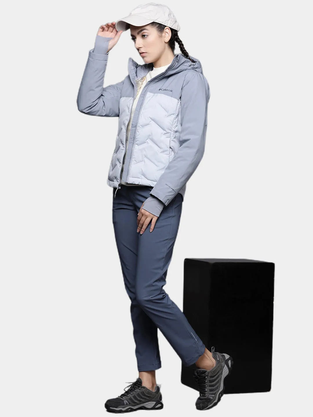 Columbia Women Blue Omni-Shield Back Beauty Softshell Pant