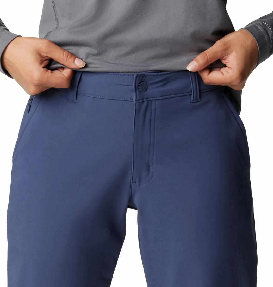 Columbia Women Blue Omni-Shield Back Beauty Softshell Pant