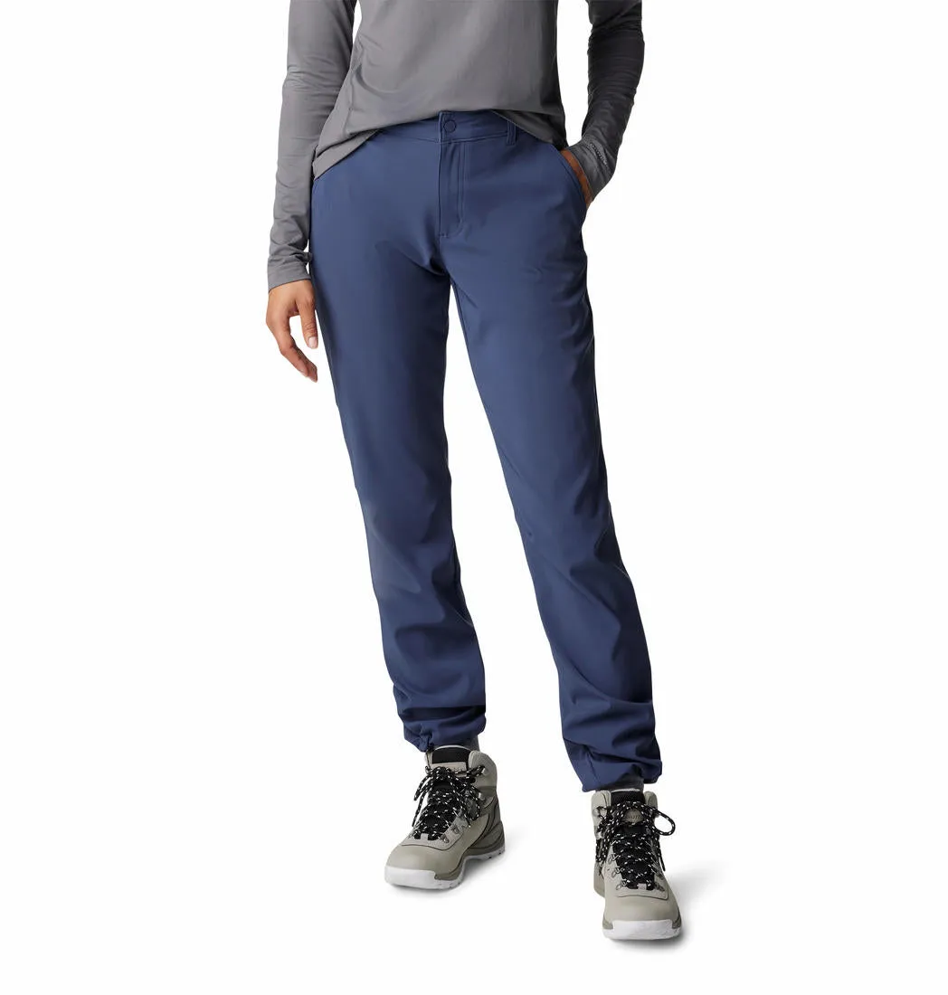 Columbia Women Blue Omni-Shield Back Beauty Softshell Pant