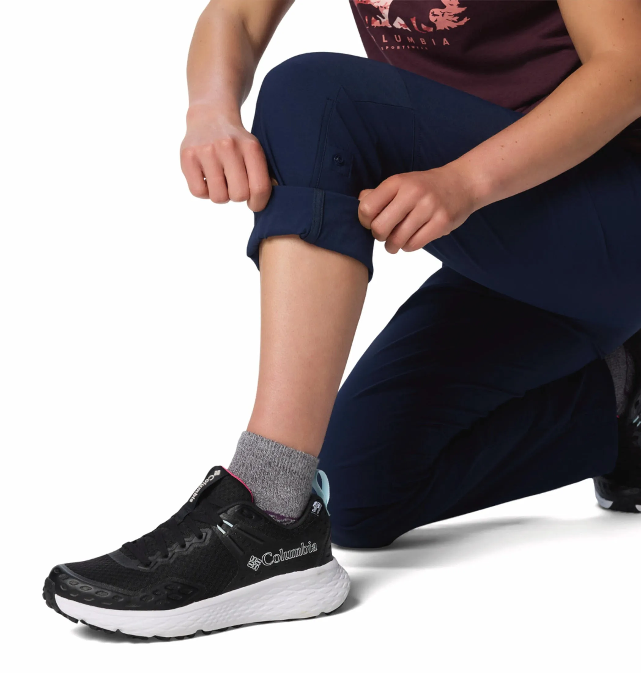 Columbia Women Blue Omni-Shield Leslie Falls II Pant