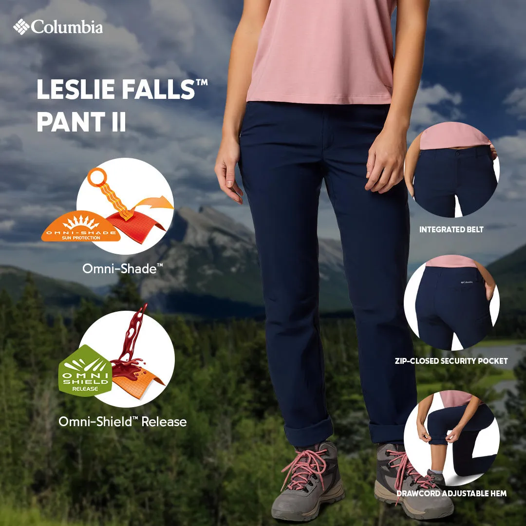Columbia Women Blue Omni-Shield Leslie Falls II Pant