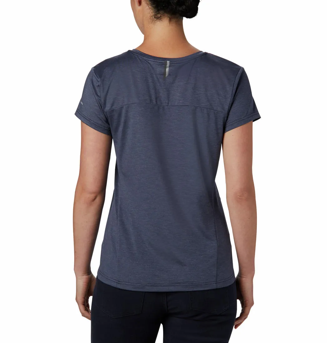 Columbia Women Blue Omni-Wick Bryce Tshirt