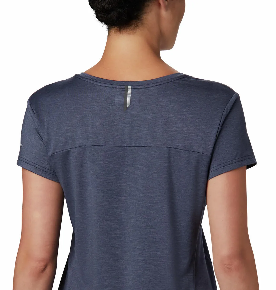 Columbia Women Blue Omni-Wick Bryce Tshirt