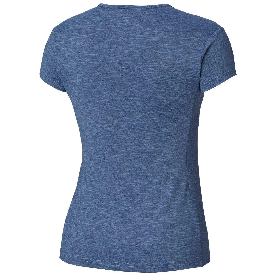 Columbia Women Blue Omni-Wick Firwood Camp Tshirt