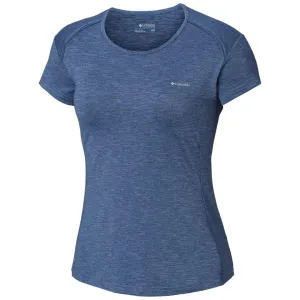 Columbia Women Blue Omni-Wick Firwood Camp Tshirt