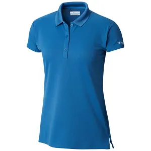 Columbia Women Blue Omni-Wick Innisfree Polo Tshirt