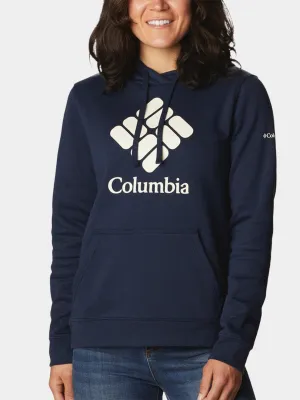 Columbia Women Blue Trek Graphic Hoodie