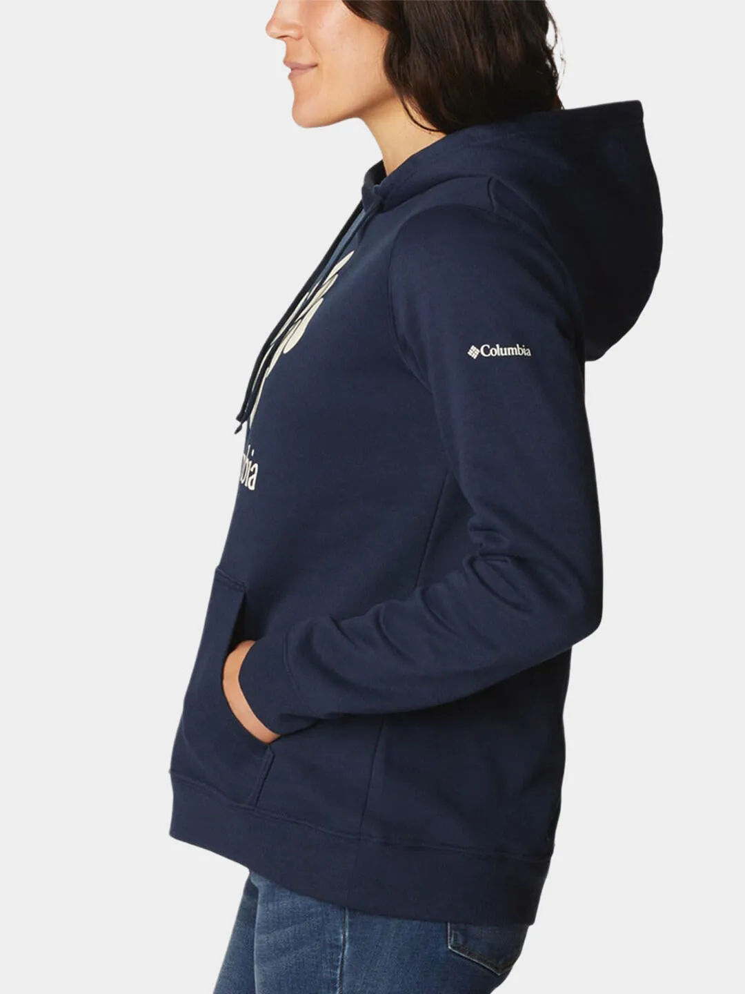 Columbia Women Blue Trek Graphic Hoodie