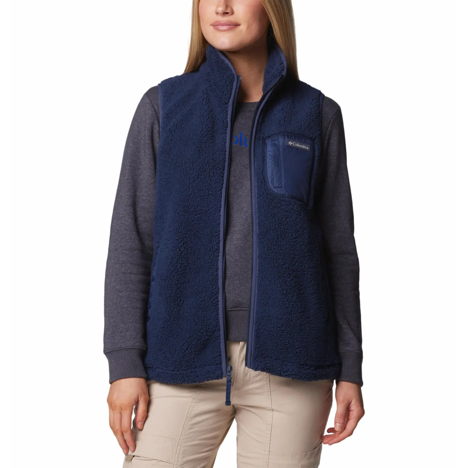 Columbia Women Blue West Bend II Vest