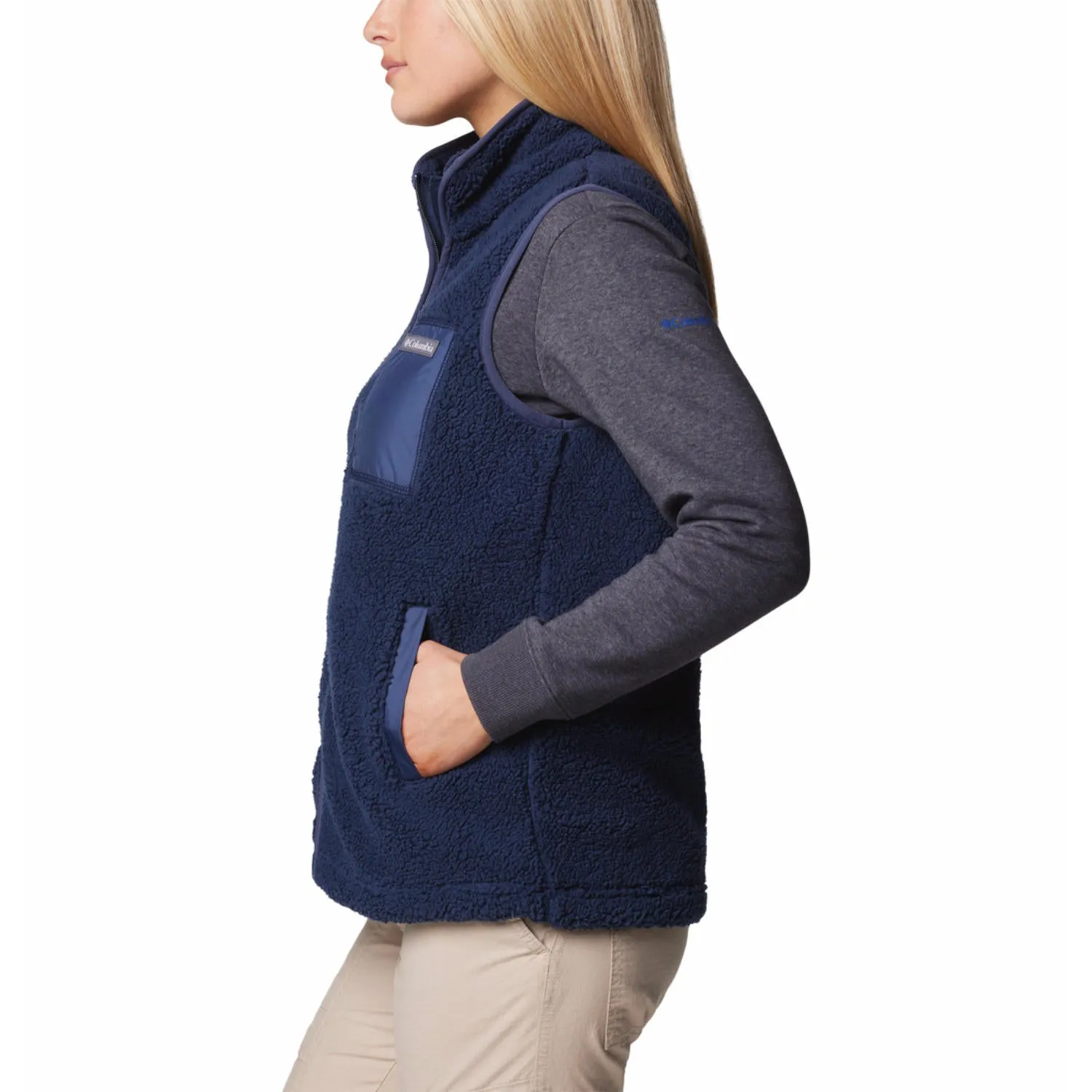 Columbia Women Blue West Bend II Vest