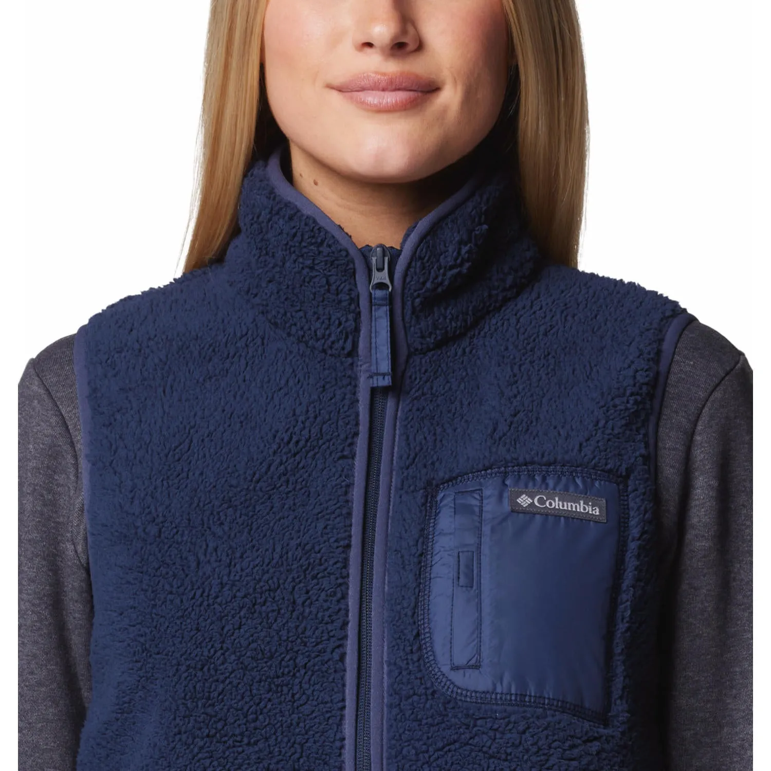 Columbia Women Blue West Bend II Vest