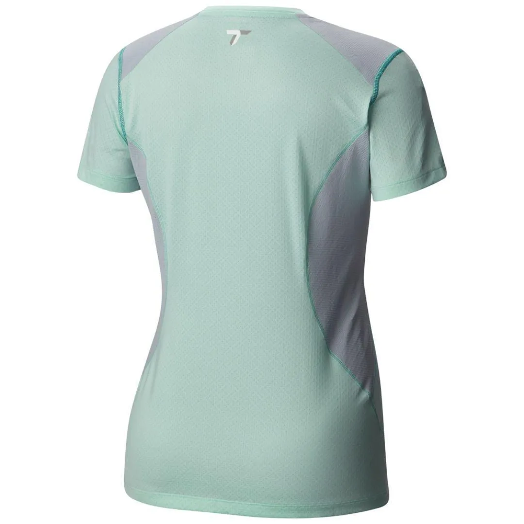 Columbia Women Brown Omni-Freeze Titan Ice Tshirt