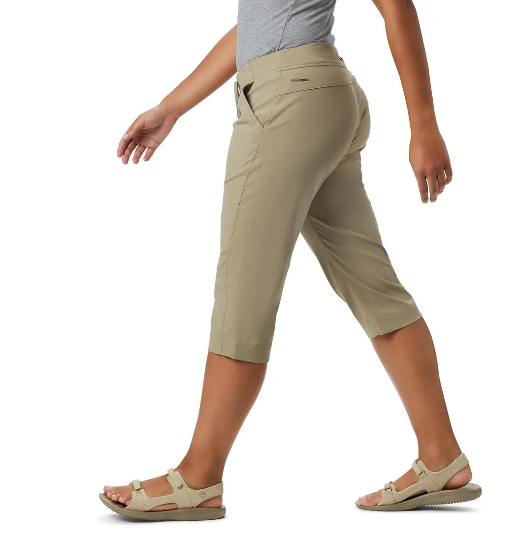 Columbia Women Brown Omni-Shield Anytime Outdoor Capri