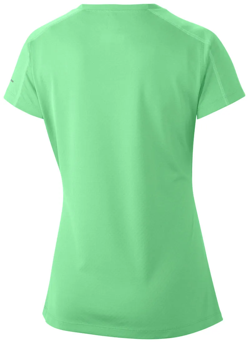 Columbia Women Green Omni-Freeze Zero Rules Tshirt
