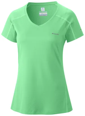 Columbia Women Green Omni-Freeze Zero Rules Tshirt