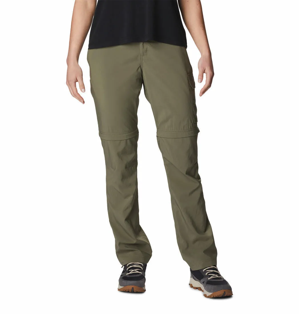 Columbia Women Green Omni-Shade Silver Ridge Utility Convertible Pant