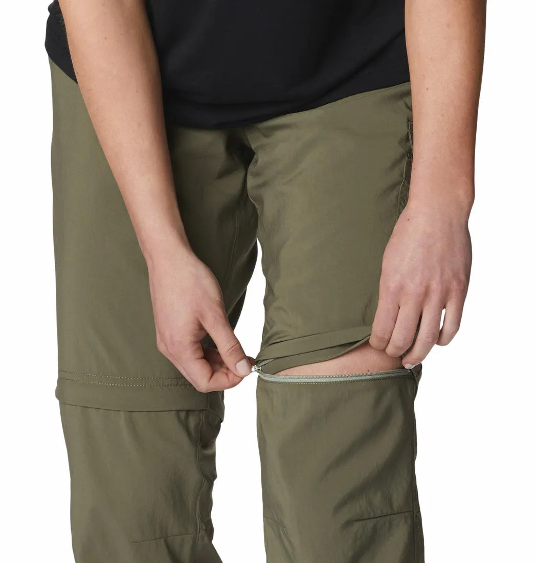 Columbia Women Green Omni-Shade Silver Ridge Utility Convertible Pant
