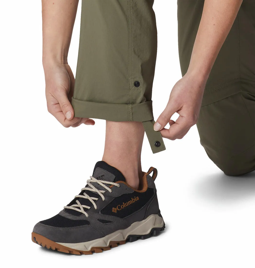 Columbia Women Green Omni-Shade Silver Ridge Utility Convertible Pant